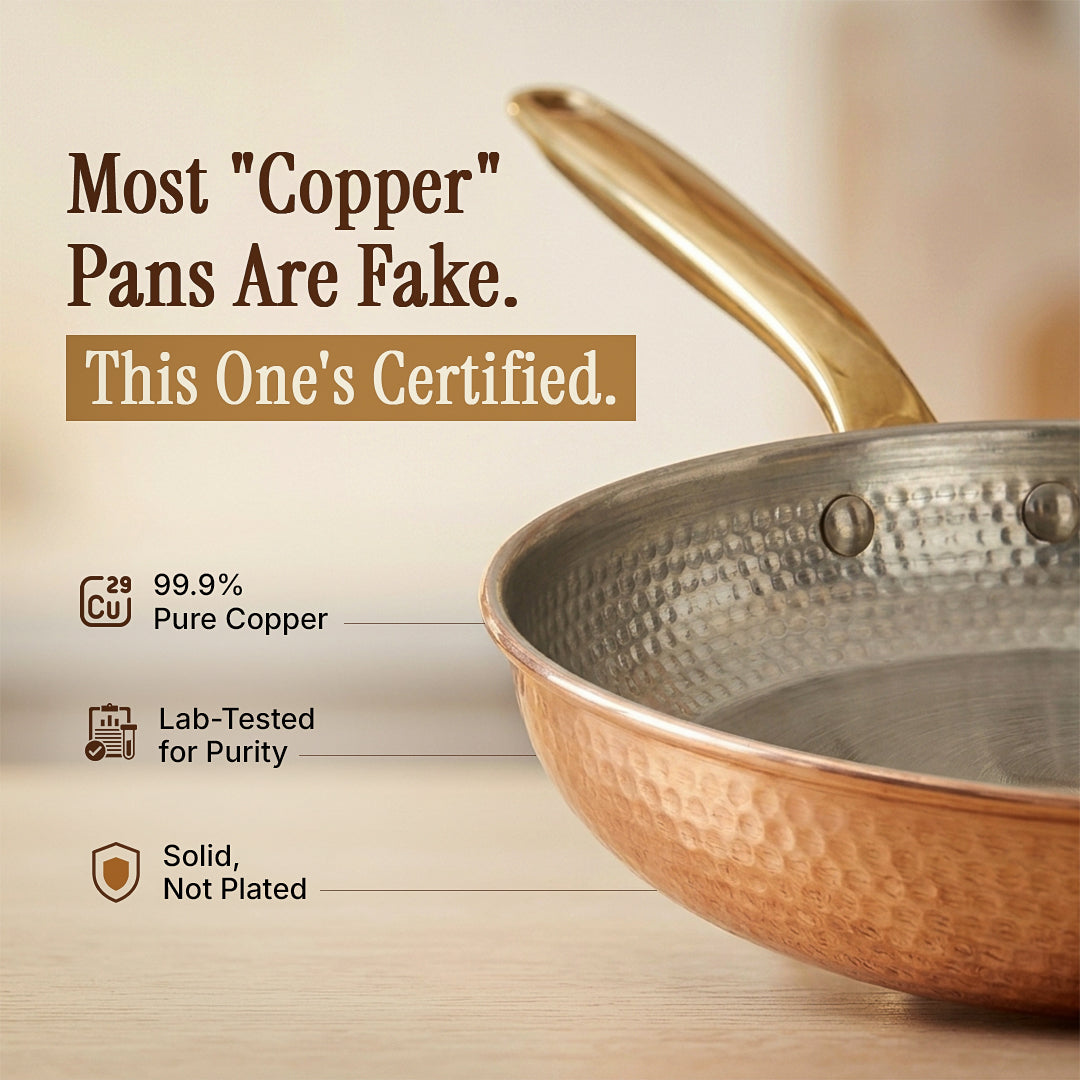 Certified® Pure Copper Nutri Pan Pro 2.0